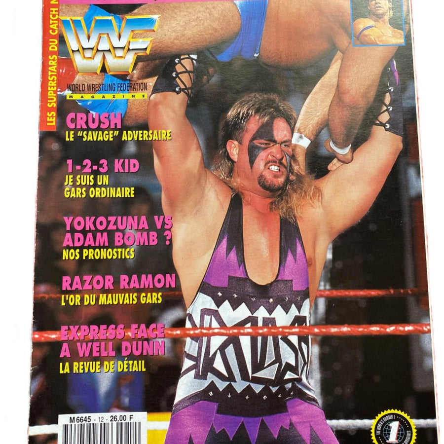 WWF Magazine From France February 1994 Magazine PWcatalog