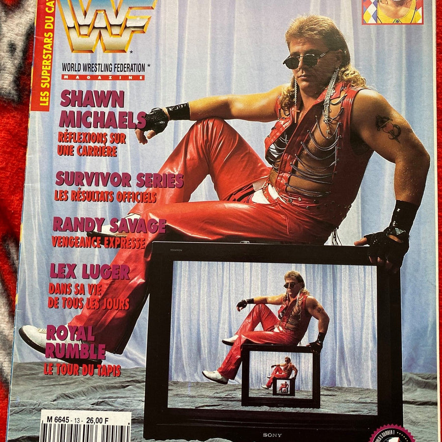 WWF Magazine From France March 1994 Magazine PWcatalog