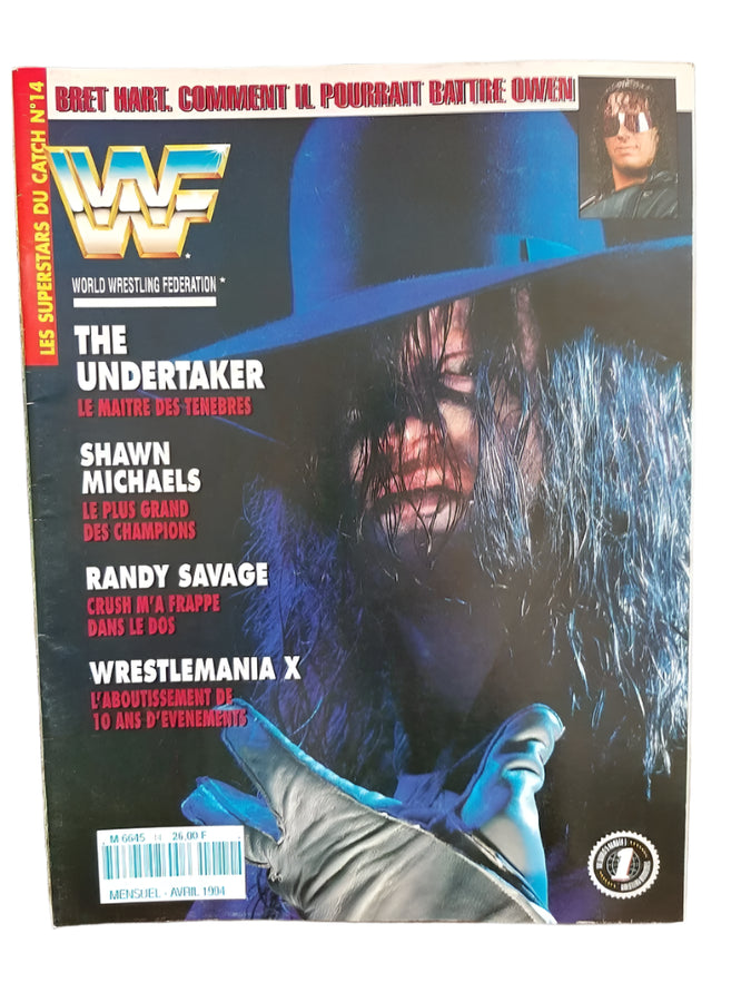 WWF Magazine From France April 1994 Magazine PWcatalog