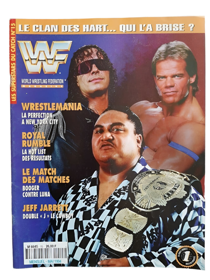 WWF Magazine From France May 1994 Magazine PWcatalog