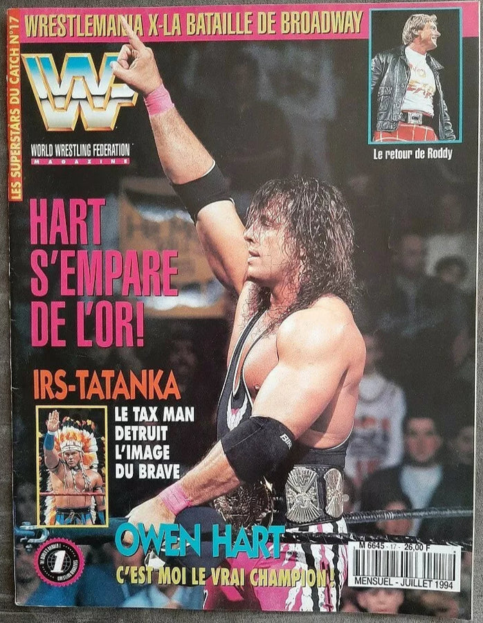 WWF Magazine From France July 1994 Magazine PWcatalog
