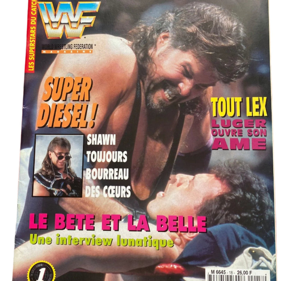WWF Magazine From France August 1994 Magazine PWcatalog