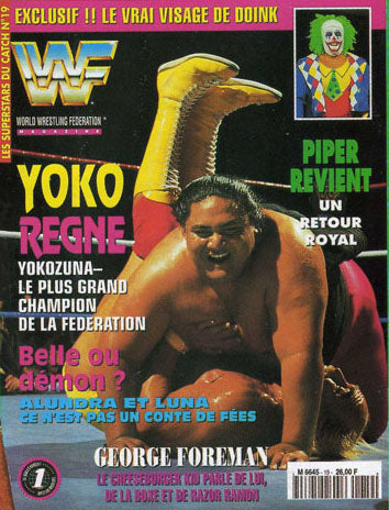 WWF Magazine From France September 1994 Magazine PWcatalog