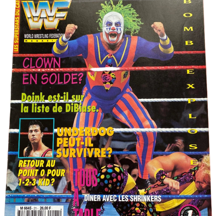WWF Magazine From France November 1994 Magazine PWcatalog