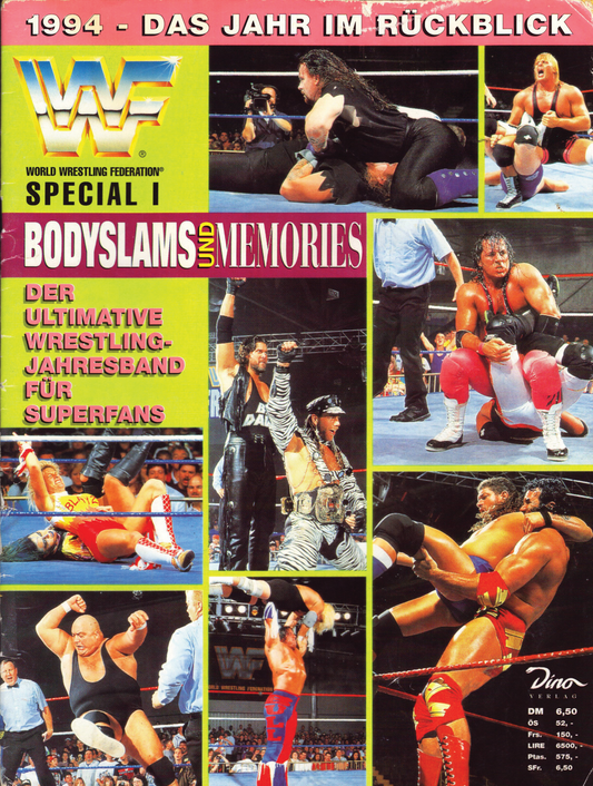 WWF Special I Bodyslams & Memories 1994 from Germany Magazine PWcatalog