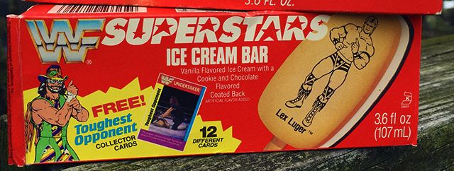 WWF Superstars of wrestling ice cream bars Gold bond Good humor 1994 PW Catalog