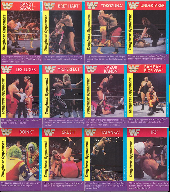 WWF Superstars of wrestling ice cream bars Gold bond Good humor 1994 PW Catalog