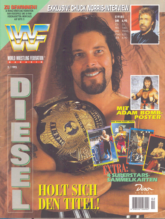WWF Magazine February 1995 from Germany