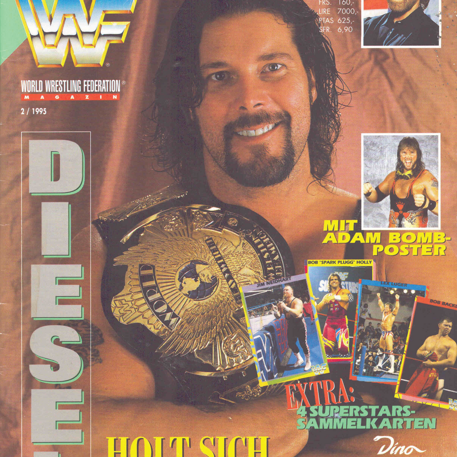 WWF Magazine February 1995 from Germany Magazine PWcatalog