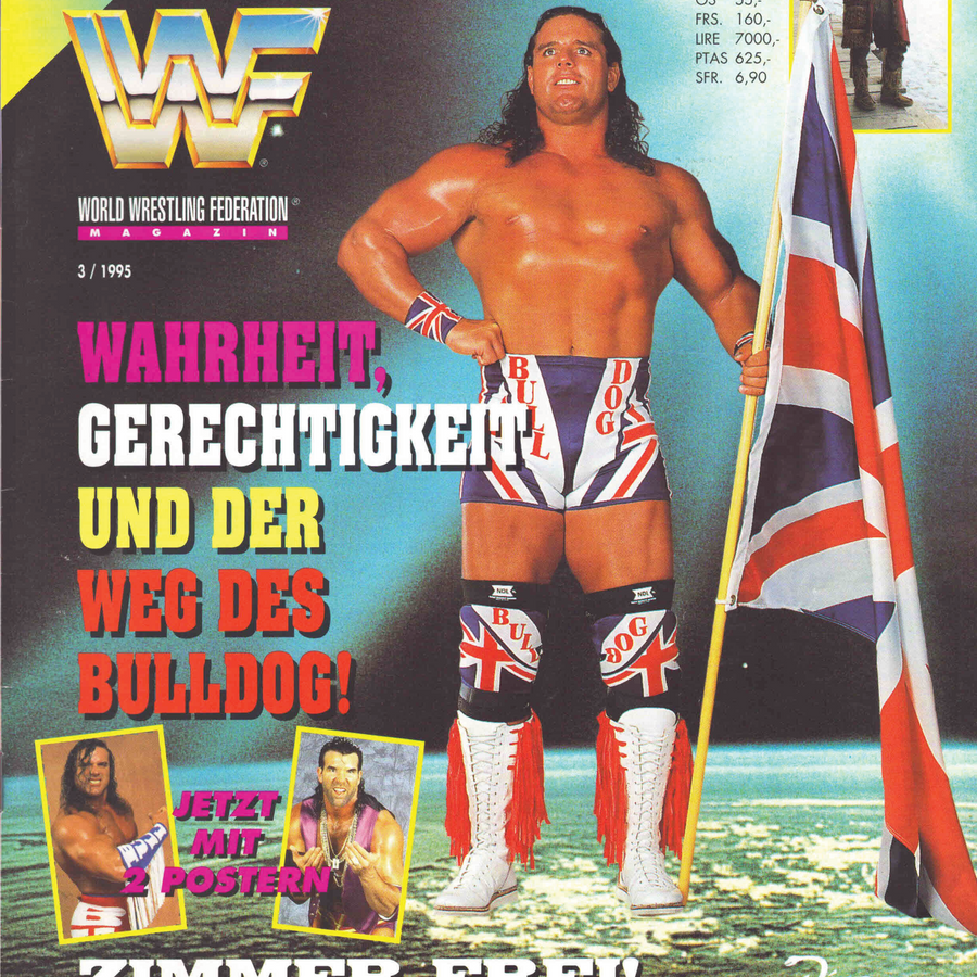 WWF Magazine March 1995 from Germany Magazine PWcatalog