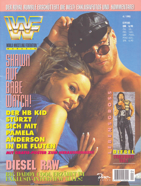 WWF Magazine April 1995 from Germany