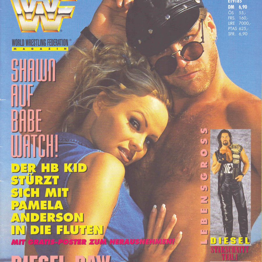 WWF Magazine April 1995 from Germany Magazine PWcatalog
