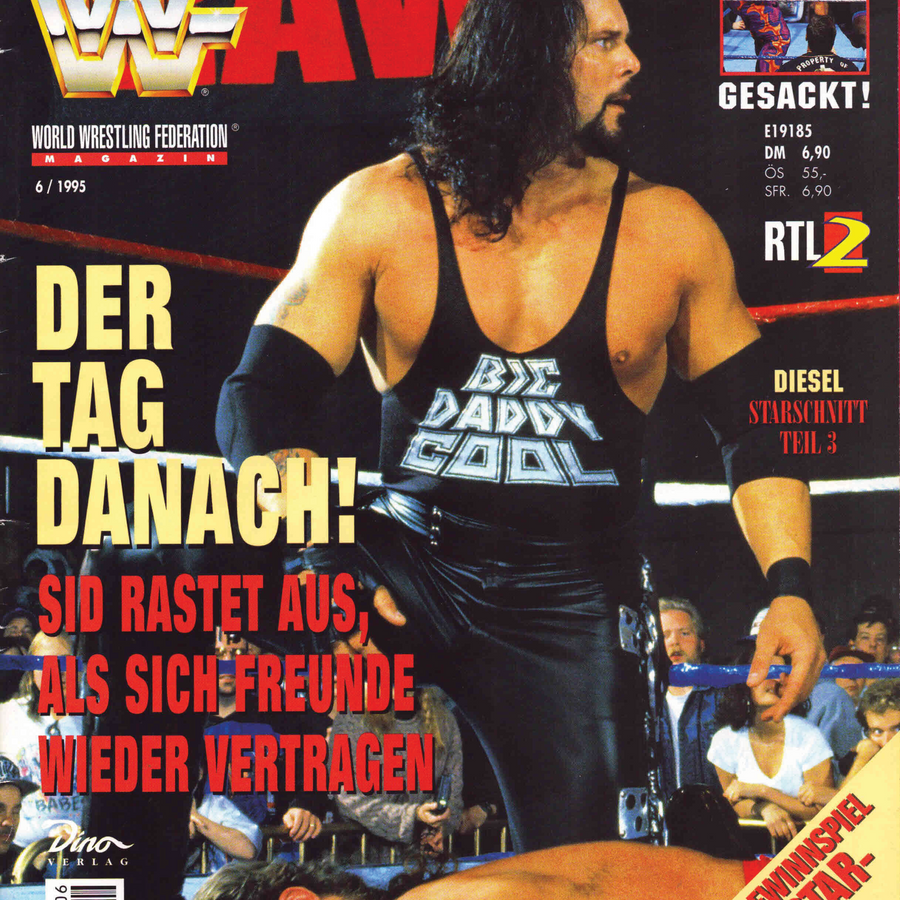 WWF Magazine June 1995 from Germany Magazine PWcatalog