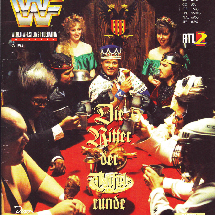 WWF Magazine July 1995 from Germany Magazine PWcatalog