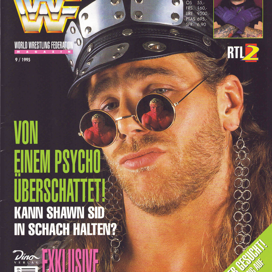 WWF Magazine September 1995 from Germany Magazine PWcatalog