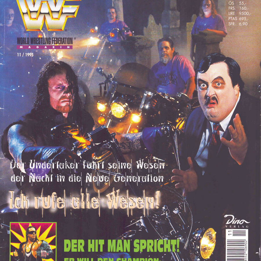 WWF Magazine November 1995 from Germany Magazine PWcatalog
