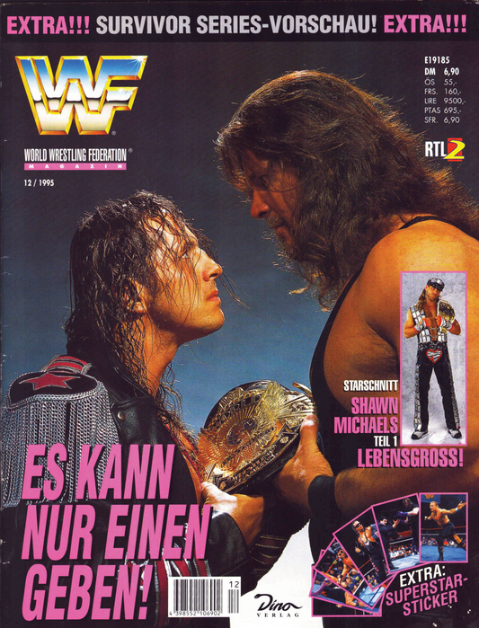 WWF Magazine December 1995 from Germany