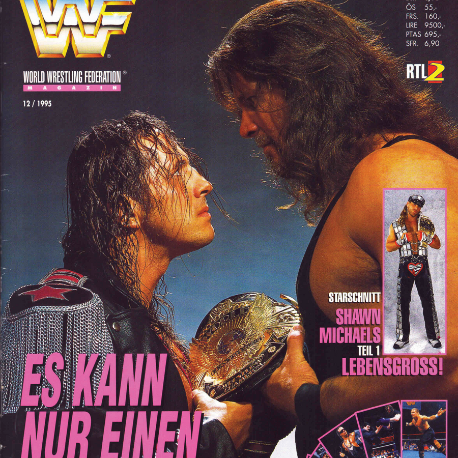 WWF Magazine December 1995 from Germany Magazine PWcatalog