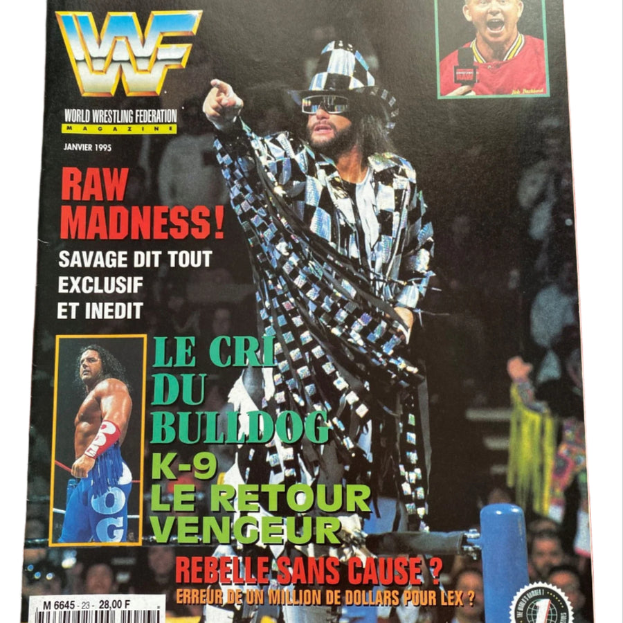 WWF Magazine From France January 1995 Magazine PWcatalog