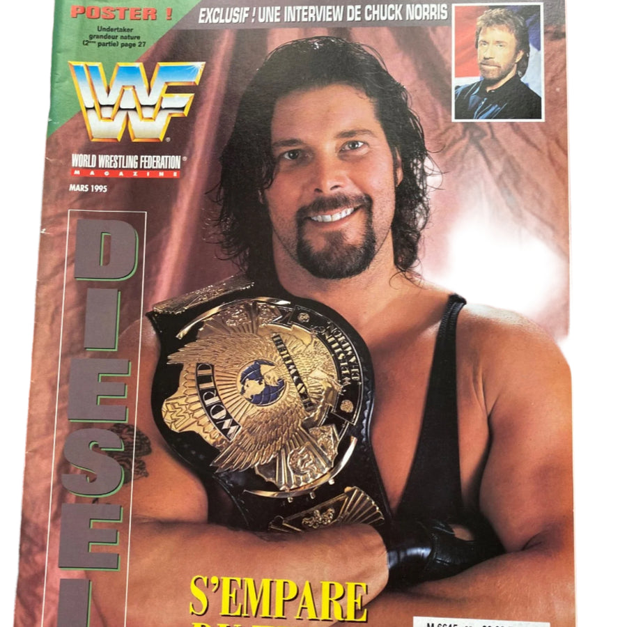 WWF Magazine From France March 1995 Magazine PWcatalog