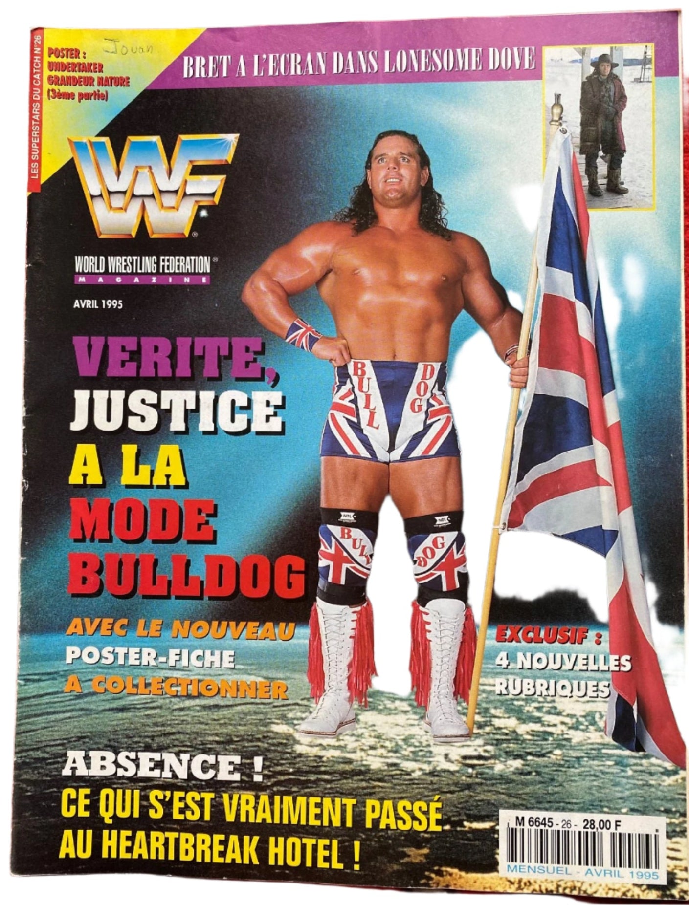 WWF Magazine From France April 1995 Magazine PWcatalog