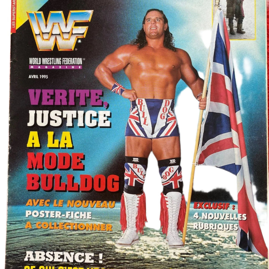 WWF Magazine From France April 1995 Magazine PWcatalog