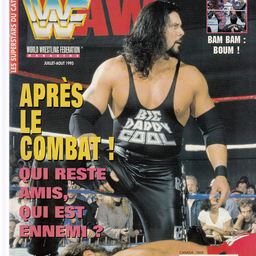 WWF Magazine From France July 1995 Magazine PWcatalog
