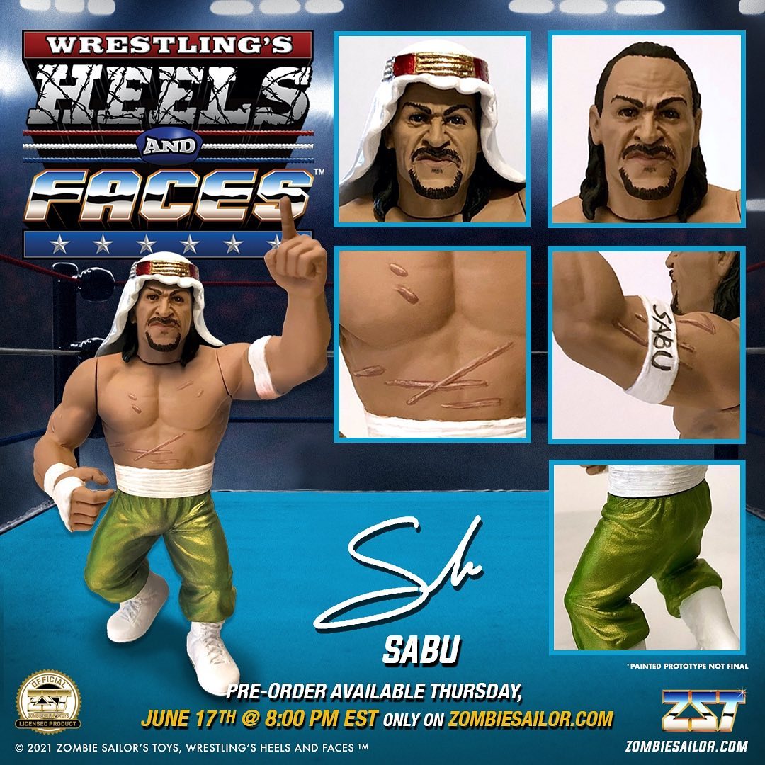 Zombie Sailor's Toys Wrestling's Heels & Faces 1 Sabu Action & Toy Figures PWcatalog