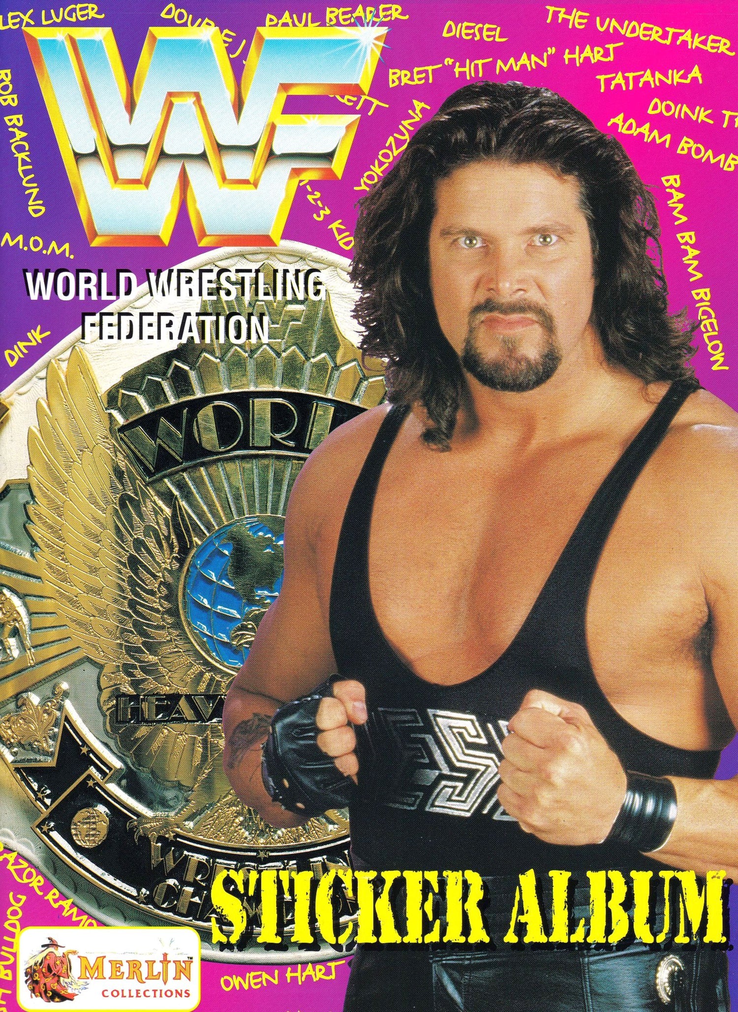 WWF Stickers Album 1995 Stickers Album PW Catalog