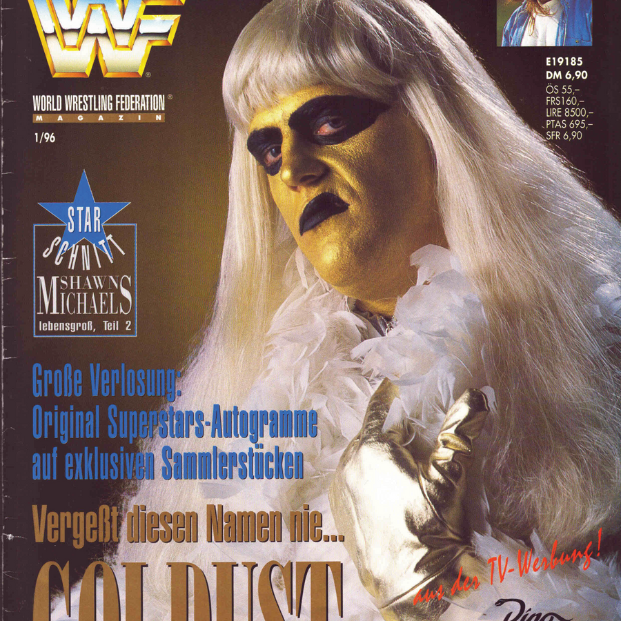 WWF Magazine January 1996 from Germany Magazine PWcatalog