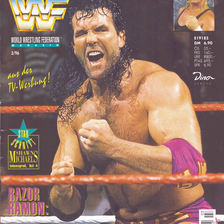 WWF Magazine March 1996 from Germany Magazine PWcatalog