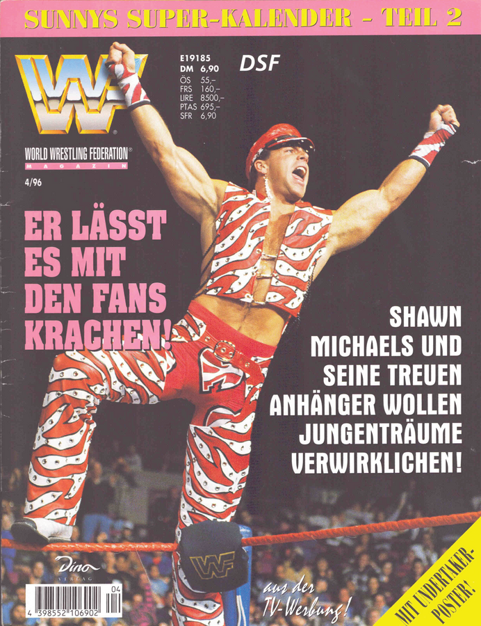 WWF Magazine April 1996 from Germany