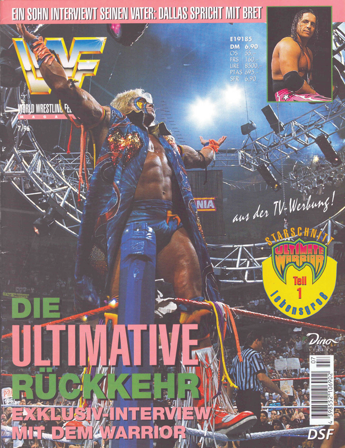 WWF Magazine July 1996 from Germany