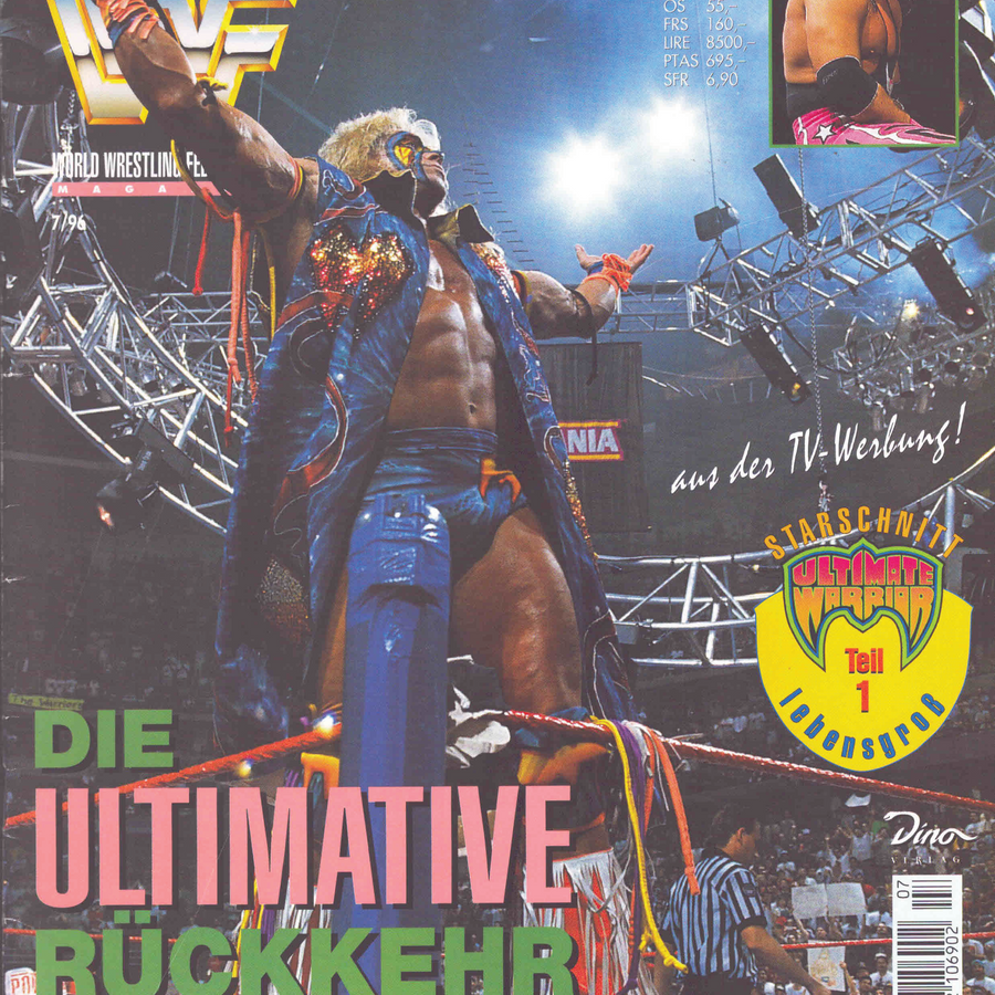WWF Magazine July 1996 from Germany Magazine PWcatalog