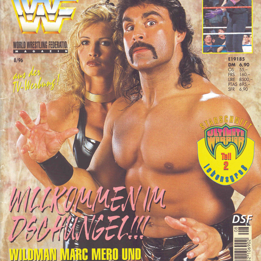 WWF Magazine August 1996 from Germany Magazine PWcatalog
