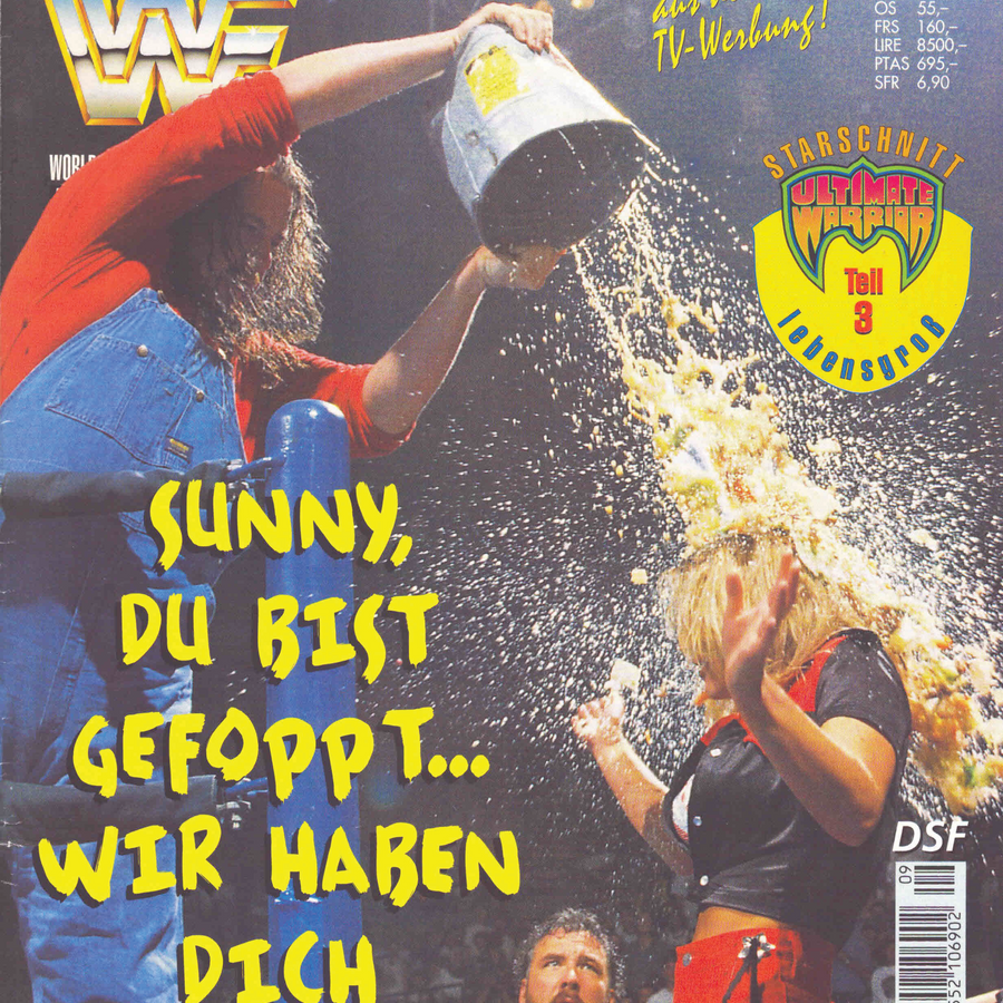 WWF Magazine September 1996 from Germany Magazine PWcatalog
