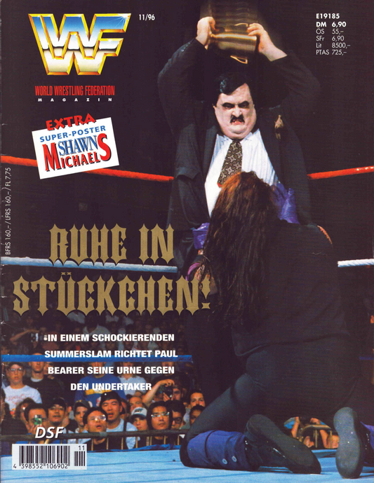 WWF Magazine November 1996 from Germany