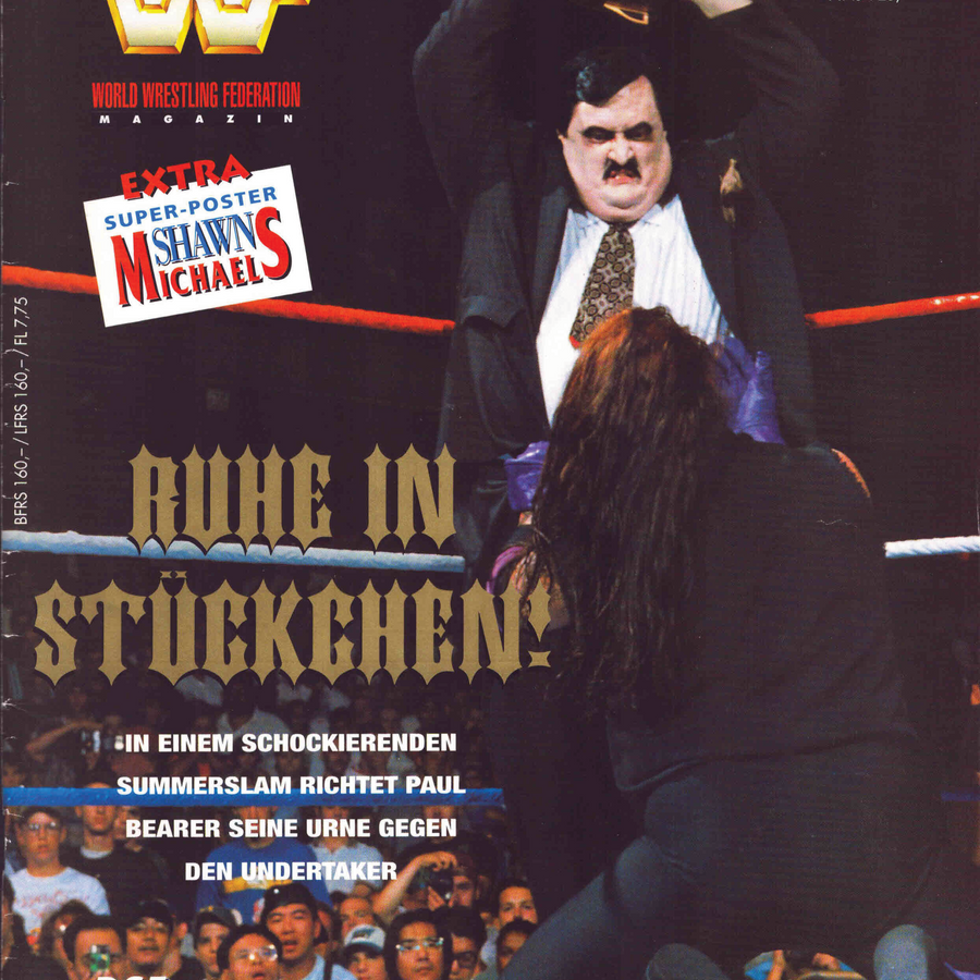 WWF Magazine November 1996 from Germany Magazine PWcatalog