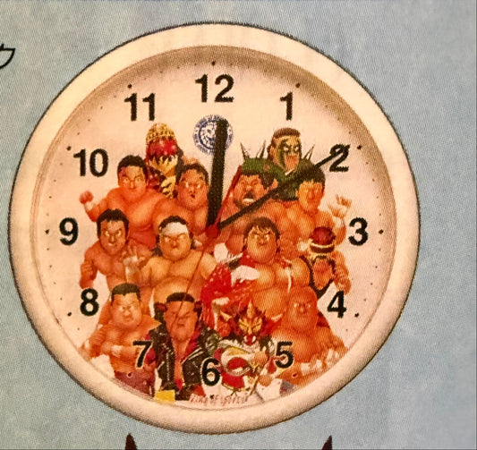 New Japan Pro-Wrestling Wall Clock 1996