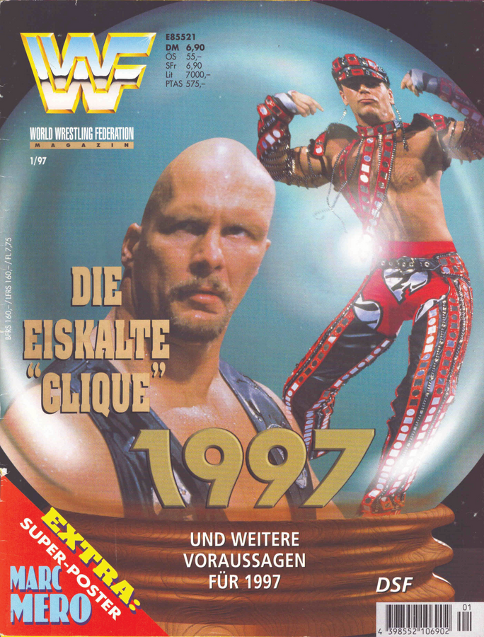 WWF Magazine January 1997 from Germany
