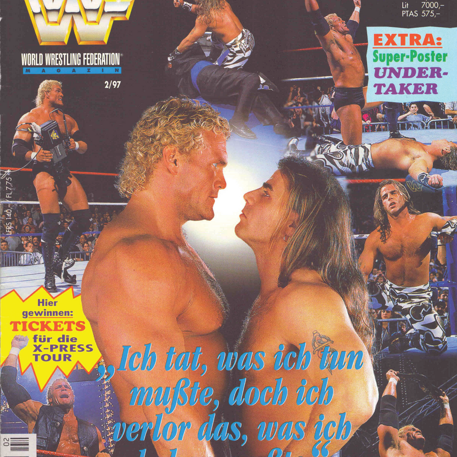 WWF Magazine February 1997 from Germany Magazine PWcatalog