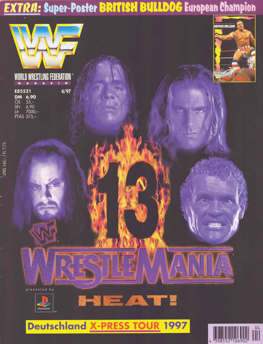 WWF Magazine April 1997 from Germany