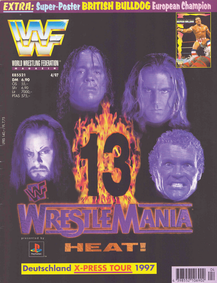 WWF Magazine April 1997 from Germany