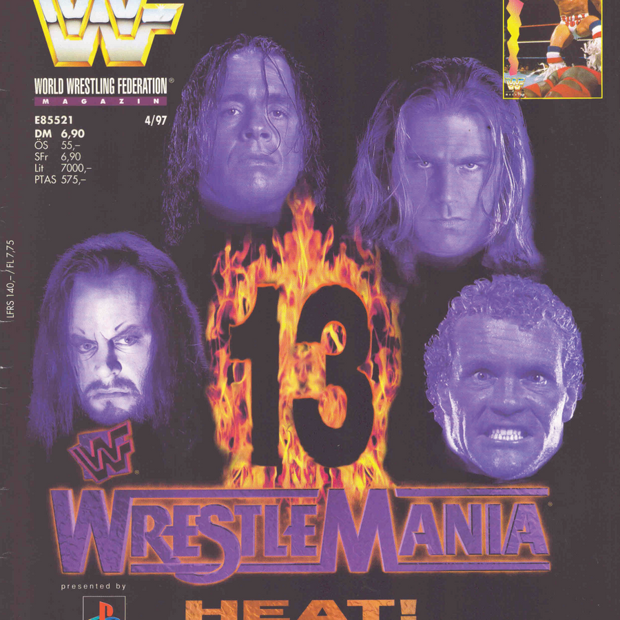 WWF Magazine April 1997 from Germany Magazine PWcatalog