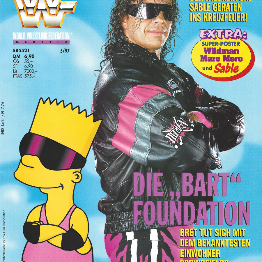 WWF Magazine May 1997 from Germany Magazine PWcatalog