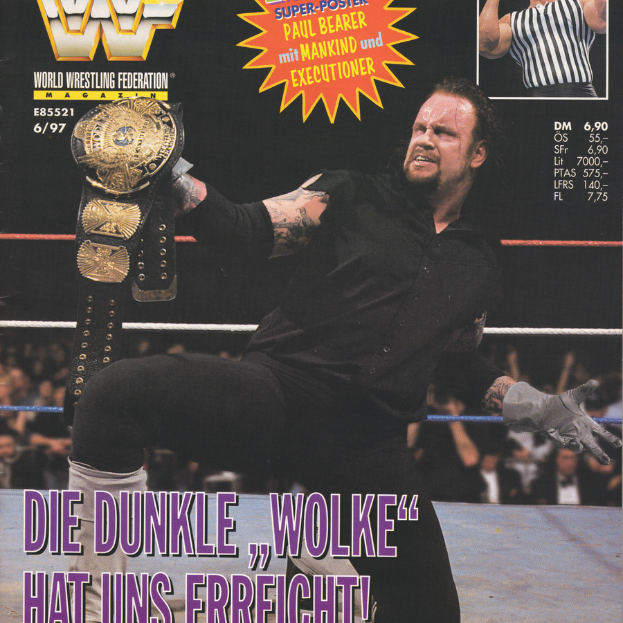 WWF Magazine June 1997 from Germany Magazine PWcatalog