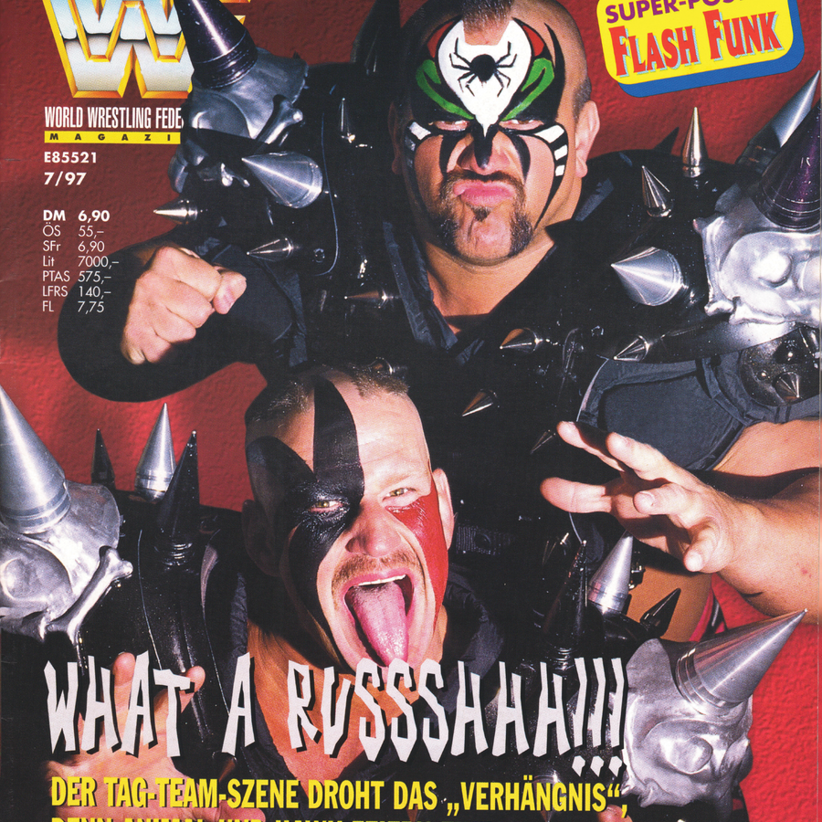 WWF Magazine July 1997 from Germany Magazine PWcatalog