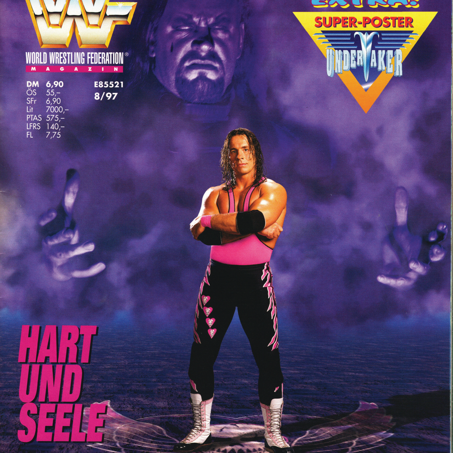 WWF Magazine August 1997 from Germany Magazine PWcatalog