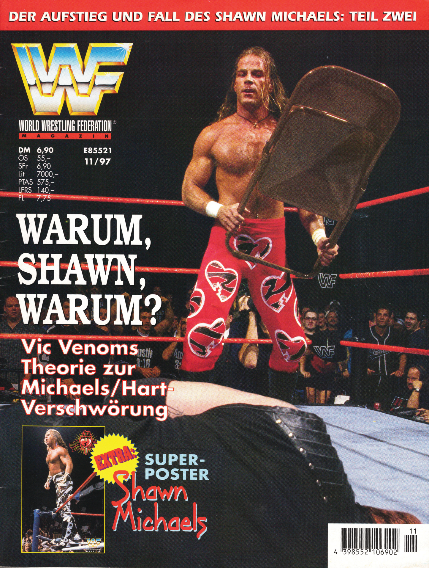 WWF Magazine November 1997 from Germany Magazine PWcatalog
