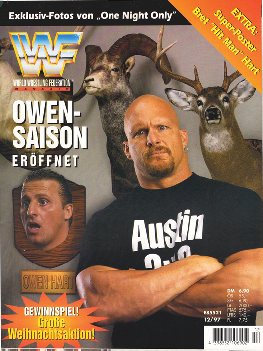 WWF Magazine December 1997 from Germany Magazine PWcatalog